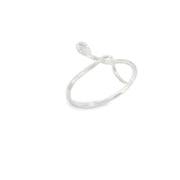 Diamond and Sapphire Snake Ring