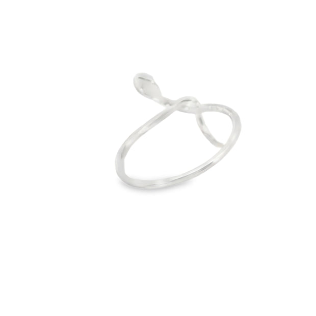 Diamond and Sapphire Snake Ring