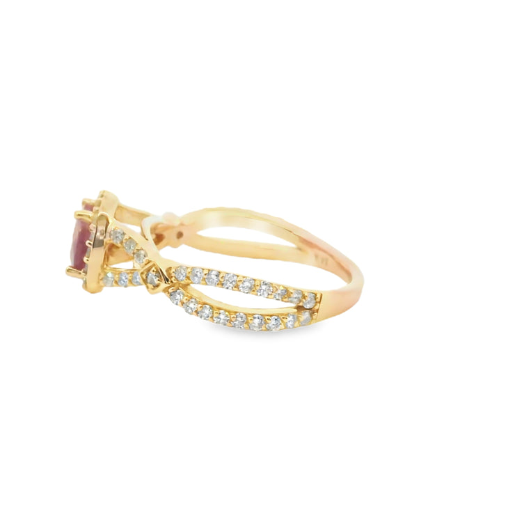 Ruby and Diamond Ring