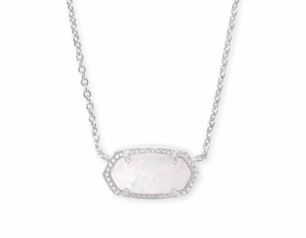 Kendra Scott Elisa White Kyocera Opal Necklace