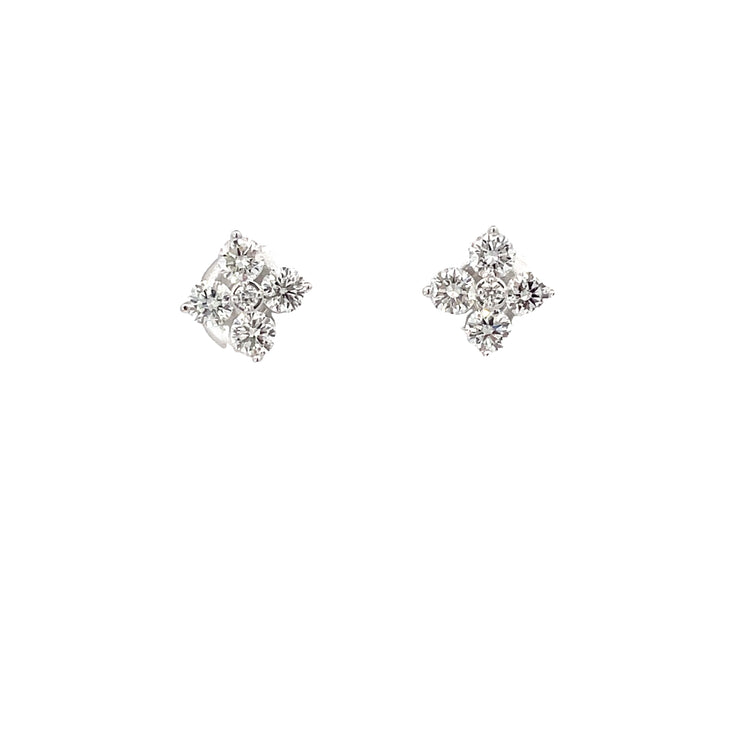 Lab Grown Diamond Floral Studs