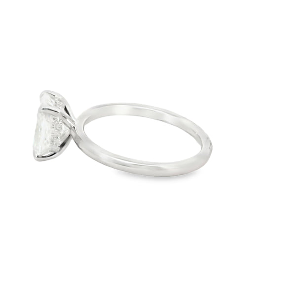 2 Carat Elongated Cushion Engagement Ring