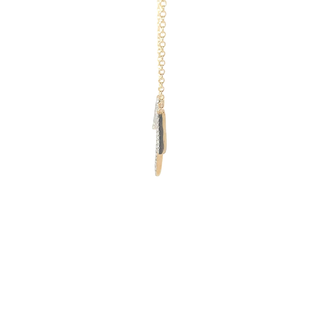 Yellow Gold Diamond Statement Necklace