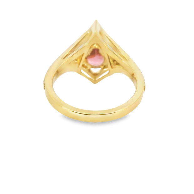 Pink Tourmaline Ring