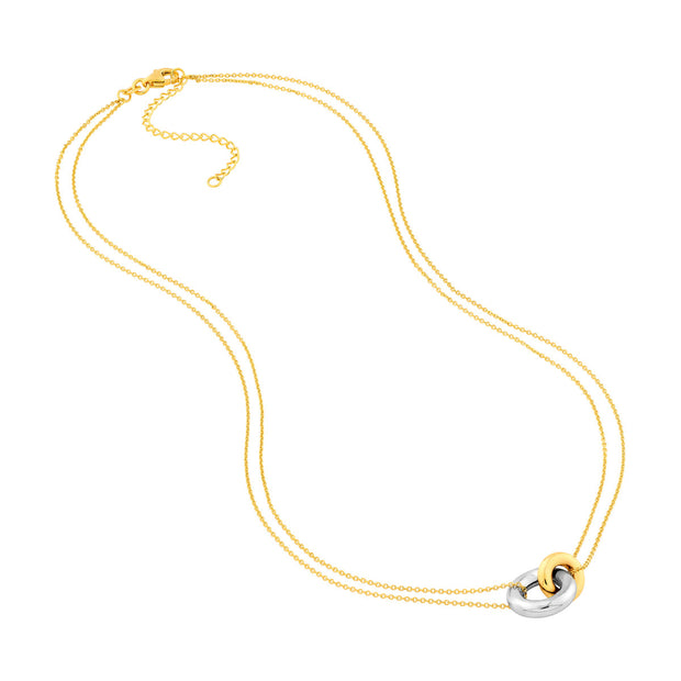 Interlocked Circles Necklace