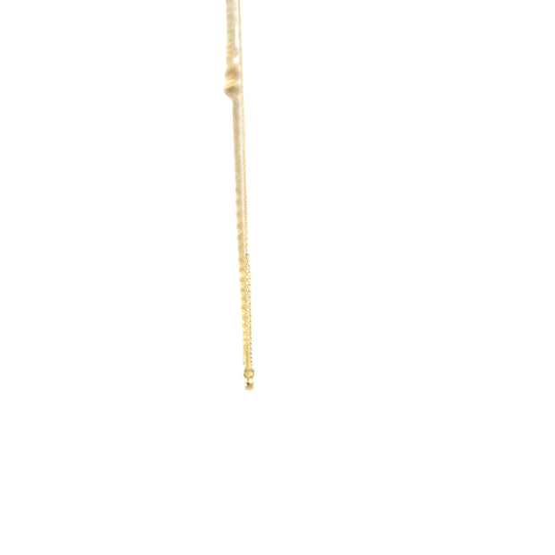 Yellow Gold Diamond Station Necklace