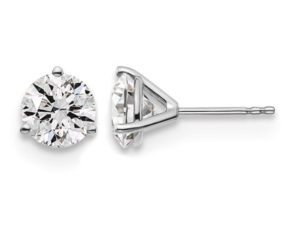 3 CT Lab Grown Diamond Solitaires