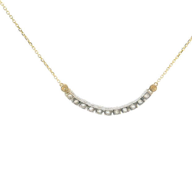 Diamond Smile Bar Pendant