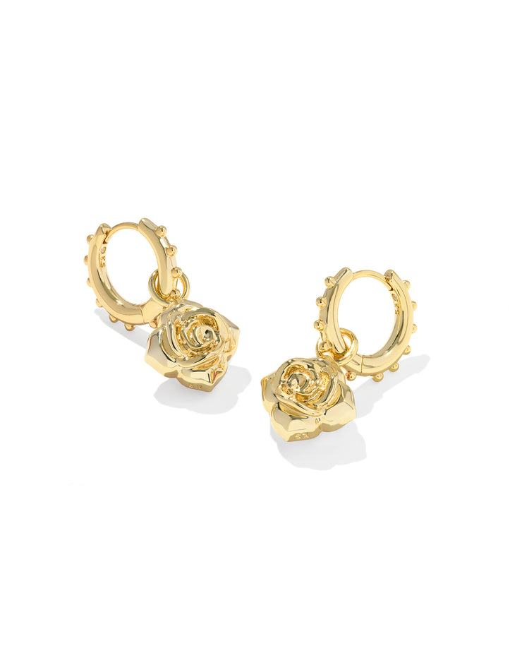 Kendra Scott Mallory Rose Huggie Earrings