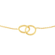 Interlocking Circles Charm Bracelet