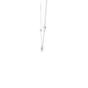 Diamond Bezel Station Necklace