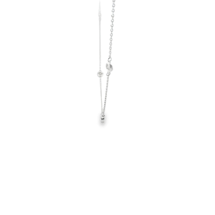 Diamond Bezel Station Necklace