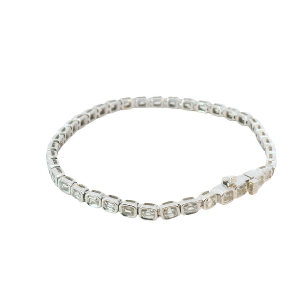 Diamond Bezel Set Tennis Bracelet