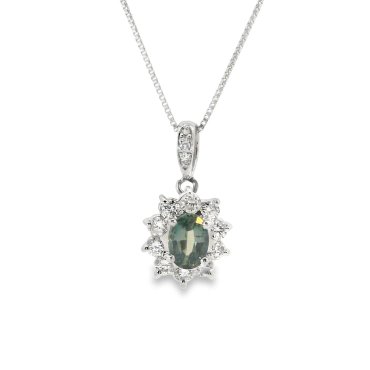 Alexandrite and Diamond Necklace