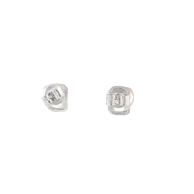Emerald Cut Bezel Set Lab Grown Diamond Studs