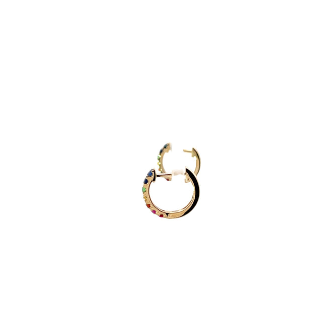 Sapphires Hoops