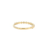 Yellow Gold Diamond Bubble Band