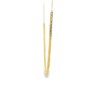 Diamond Cluster Bar Necklace