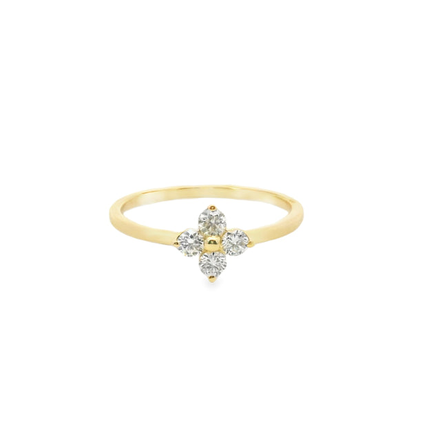 Diamond Clover Ring