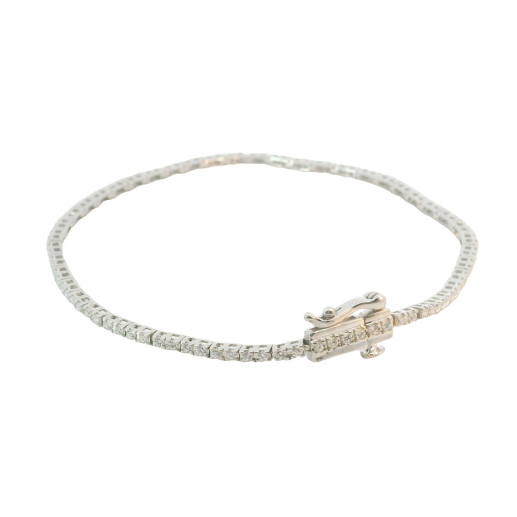 1 CT Lab Grown Tennis Bracelet