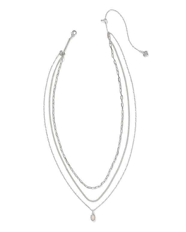 Kendra Scott Mini Elisa Triple Strand Necklace