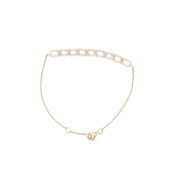 Yellow Gold Diamond Chain Bracelet