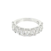 Lab Grown Emerald Cut Diamond Band
