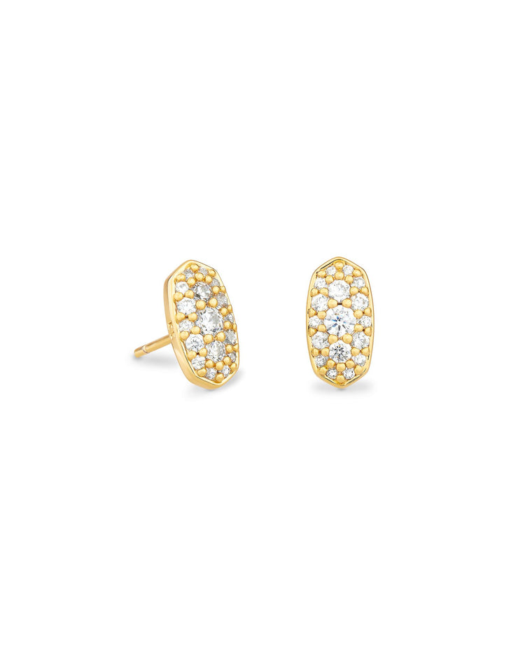 Kendra Scott Grayson Gold Crystal Studs