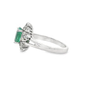 Emerald and Diamond Ring