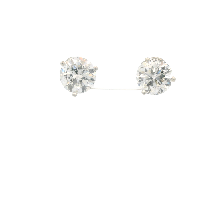 Diamond Solitaire Earrings