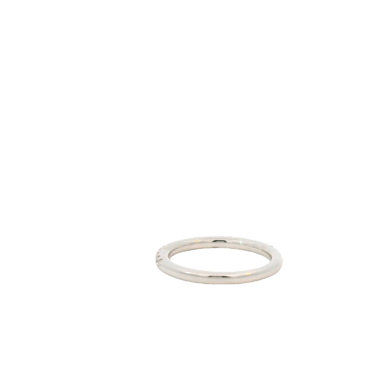 White Gold Prong Set Diamond Band