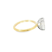 2.00 CT. Emerald Cut Lab Grown Diamond Engagement Ring