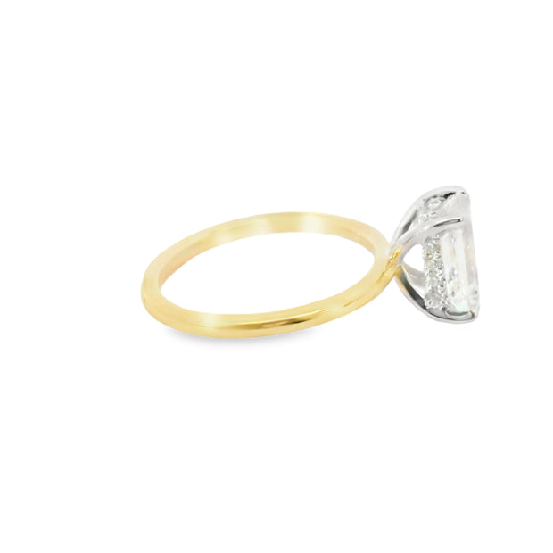 2.00 CT. Emerald Cut Lab Grown Diamond Engagement Ring