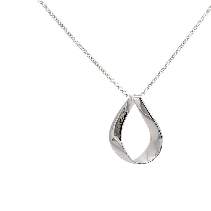 Silver Freeform Pendant