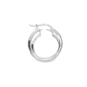 Diamond Inside Out Hoops