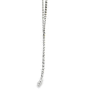 Bezel Set Diamond Lariat Necklace