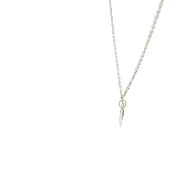 White Gold Cross  Necklace