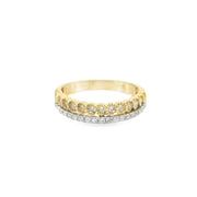 Double Row Diamond Band