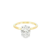 2.00 CT. Oval Lab Grown Diamond Engagement Ring