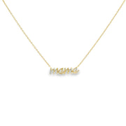 Diamond Pave Mama Pendant