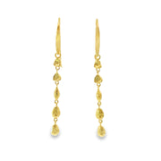 Vermeil Nugget Drop Earrings