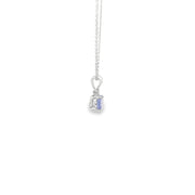 Tanzanite Solitaire Pendant