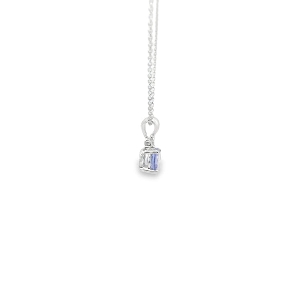 Tanzanite Solitaire Pendant