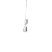 Sapphire Drop Necklace