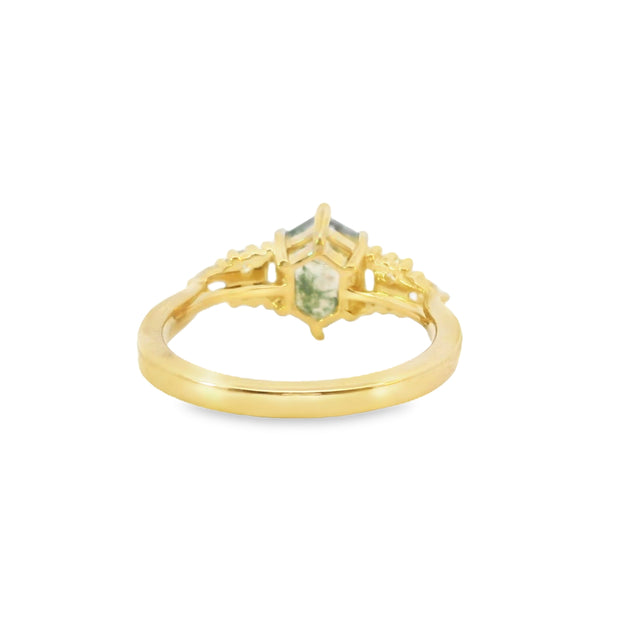 Moss Agate Ring