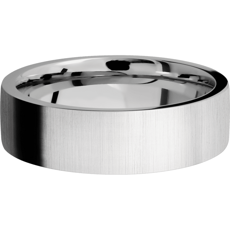 14K White Gold + Crosssatin Finish