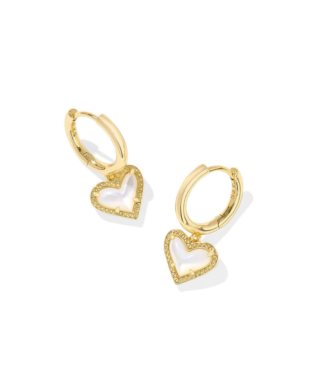 Kendra Scott Ari Heart Huggies