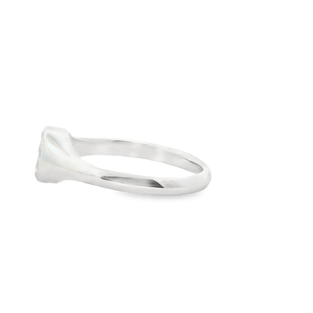 Signet Diamond Cluster Ring