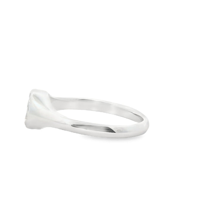 Signet Diamond Cluster Ring