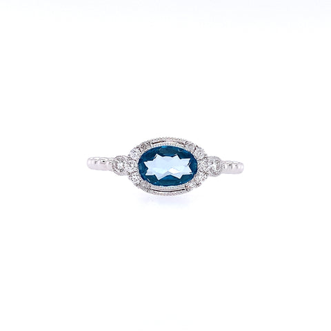 Blue Topaz Ring